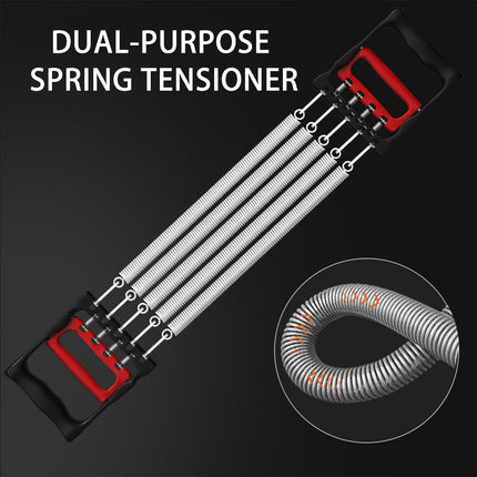 Mens Chest Expander Resistance Bands Pedal Puller Home Gym Workout Equipment