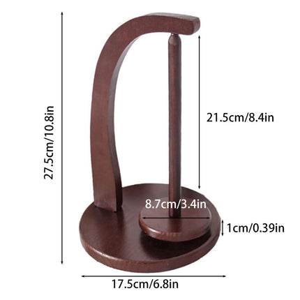 Wooden Rotating Yarn Holder Stand for Knitting Crochet Bobbin Wool Dispenser