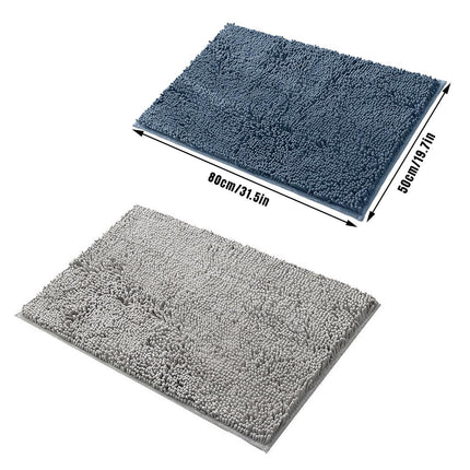 Bathroom Non-Slip Mat Toilet Door Mat Floor Rug Absorbent Foot Mat for Home