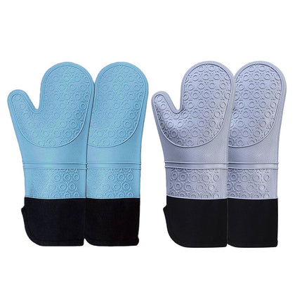 Kitchen Heat Resistant Gloves Pair Cooking Oven Mitts Baking BBQ Insulated Glove