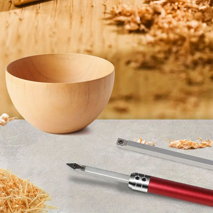 8PCS Wood Lathe Turning Tool Set High Speed Steel For Woodworking Craft Durable