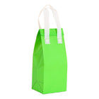 50PCS Green Takeaway Packaging Bags with Handles and Self-Adhesive Seal