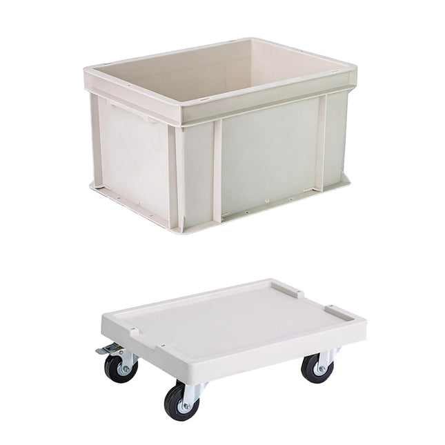Heavy Duty Thickened PP Plastic Storage Box Durable Can Choose Base Pulley Use