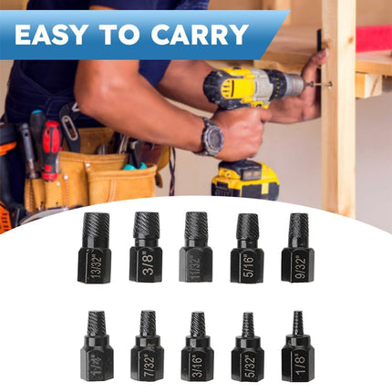 10X Broken Head Bolt Screw Cap Extractor Screw Hexagon Socket Bolt Removal Tool