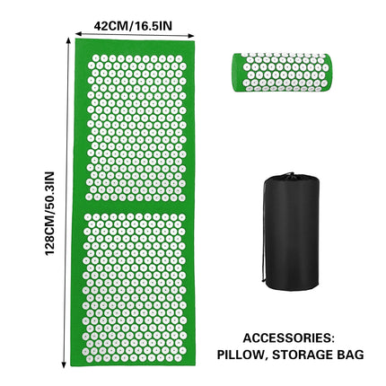 Long Acupressure Mat Massage Yoga Mat Non Slip Pain Relief for Body Relaxation