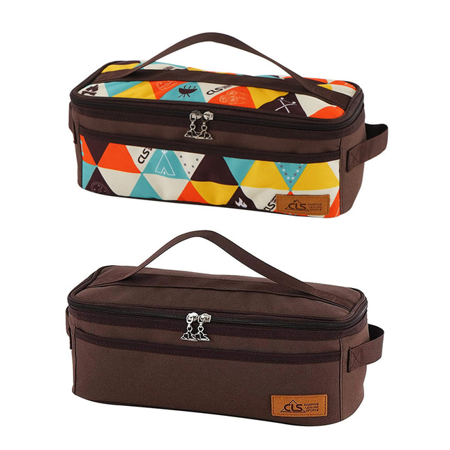 Camping Cookware Storage Bag Portable Travel Wash Bag Tableware Organizer Case