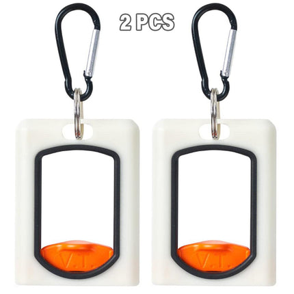 2pcs Square Cable Tie Organizer Fluorescent Portable Holder for Wire Management