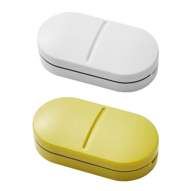 3PCS Tablet Cutter Pill Splitter Portable Medicine Box Pill Organizer Divider