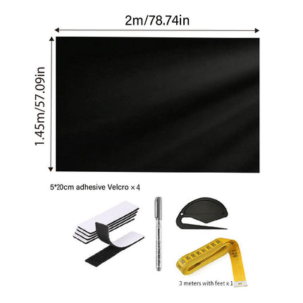 Portable Blackout Curtains for Sunscreen Window Shades Light Blocking Drapes