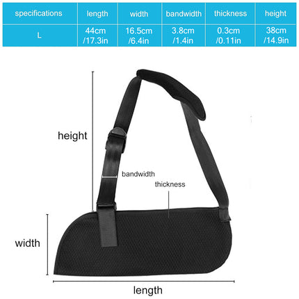 Forearm Sling Neck Wrist Support Arm Fracture Brace Breathable Comfortable