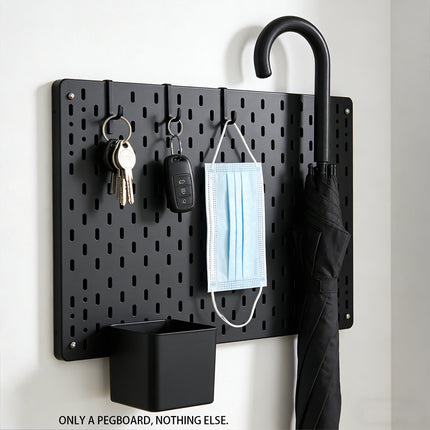 Acrylic Pegboard Shelf Wall Mounted Storage Display Rack Home Office Daily Use