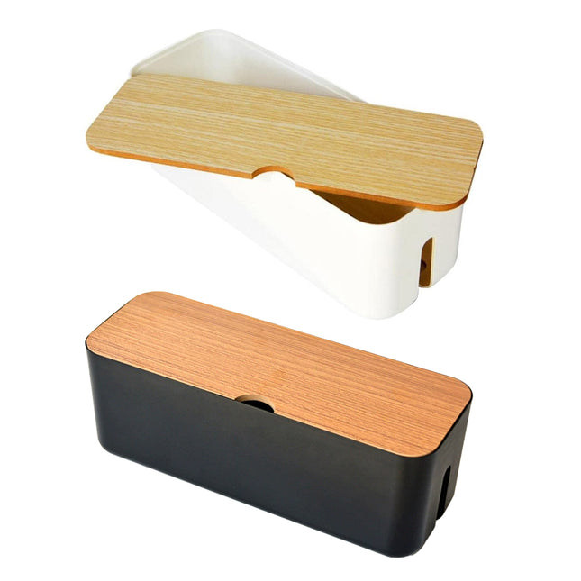 Cable Organizer Box Power Cord Socket Storage Box Fireproof Dustproof Durable