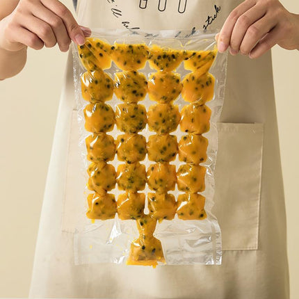 Disposable Ice Pack Bag 100PCS Water Injection Ice Cube Mold Tear Ice Grid