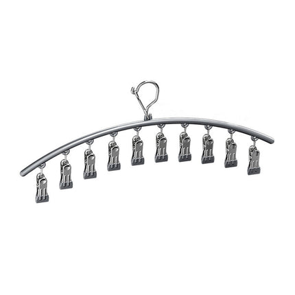 3PCS Windproof Clothes Drying Rack Balcony Hanger Pantyhose Underwear Clips