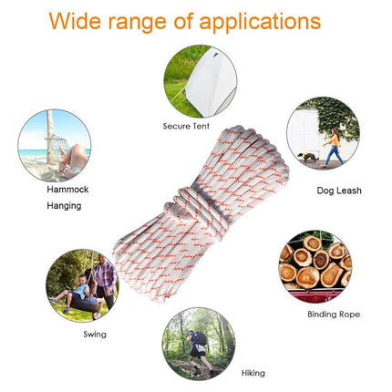 Fire Escape Safety Rope High Altitude Work Rope High Strength Anti Slip Durable