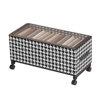 Under Bed Storage Box with Wheels Dustproof Large Capacity for Bedroom Storage