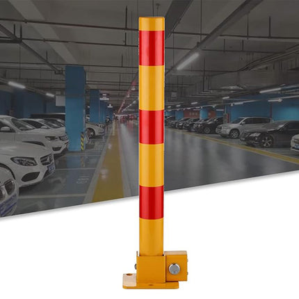 Foldable Residential Driveway Parking Bollard Post Lock