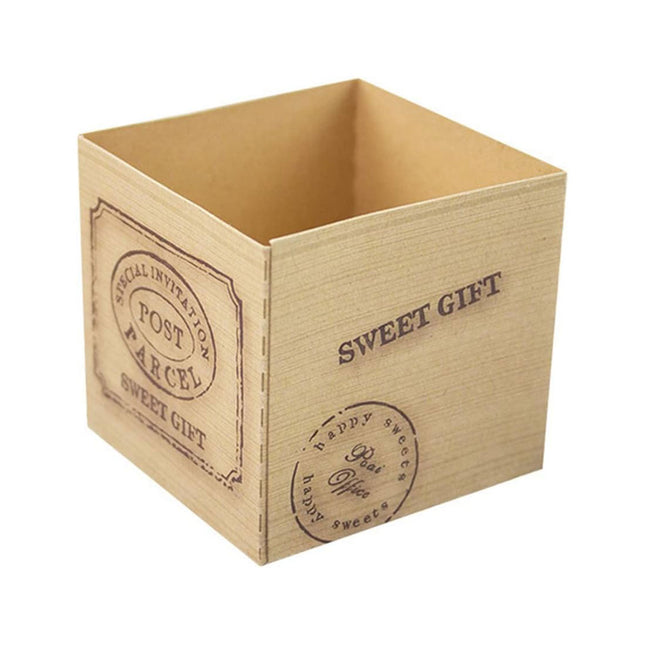 Cupcake Box Set 100pcs Kraft Paper Baking Mousse Cup Holders for Party Dessert