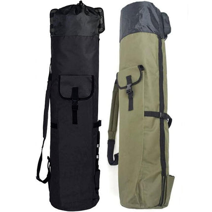 Multifunctional Cylinder Fishing Rod Bag Outdoor Gear Storage Carry Waterproof