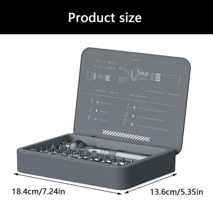 40 in 1 Ratchet Screwdriver Set Sturdy Durable Steel Bits for Auto Home Repair