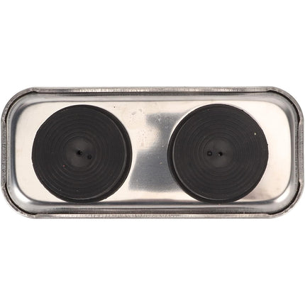 Stainless Steel Strong Grip Bowl Tool Tray Set for Garage and Workshop Storage