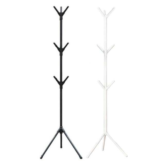 6Hooks Coat Stand Rack Clothes Hanger Hat Tree Jacket Umbrella Storage Organizer