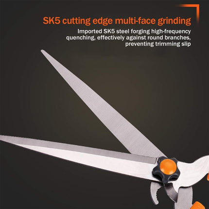 Garden Hedge Shears Pruning Branches Heavy Duty Sharp Blades Gardening Tool