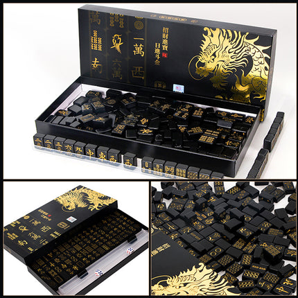 Portable 144PCS Universal Mahjong Set for Family Gatherings Home Entertainment