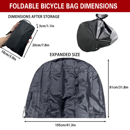 Portable Mountain Road Folding Bike Carry Bag Waterproof For Travel Storage