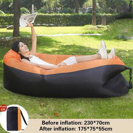 Inflatable Sofa Outdoor Portable Air Lounge Camping Foldable Couch Lightweight