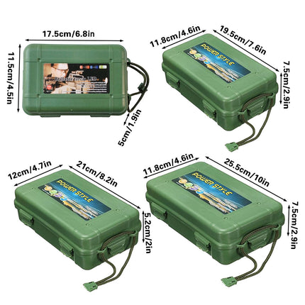 Waterproof Shockproof Airtight Outdoor Survival Storage Case Container Carry Box