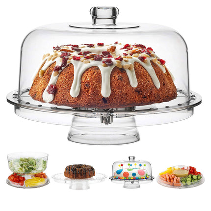 Multi Function Minimalist Cake Stand Salad Bowl Fruit Platter For Picnic Party