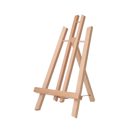 Tabletop Solid Wood Easel Adjustable Height Foldable for Art Sketch Oil Painting