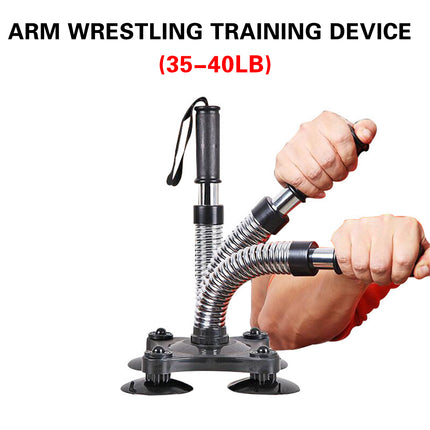 Arm Wrestling Trainer Wrist and Forearm Strength Exerciser Spring Resistance Device