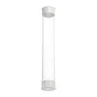 20PCS Transparent Plastic Packaging Tubes Durable for Oil Painting Artwork Use
