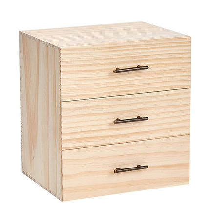 Large Capacity Essential Oil Storage Box 3-Layer Drawers 90 Grids Organizer