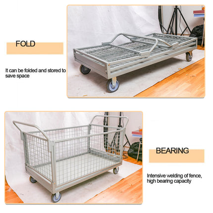 Folding Fence Vehicle High-Quality for Moving Warehouse Transport Delivery Use