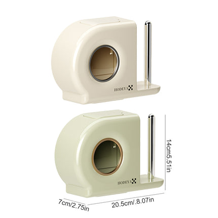 Wall Mounted Kitchen Storage Rack for Plastic Bags Rags Film Organizer Box Use