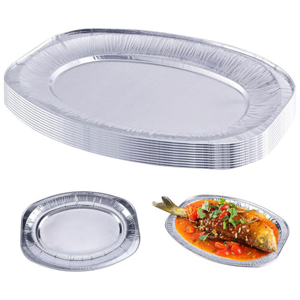 Aluminium Foil Tray Disposable Food Pan  BBQ Baking Roasting Grilling Catering