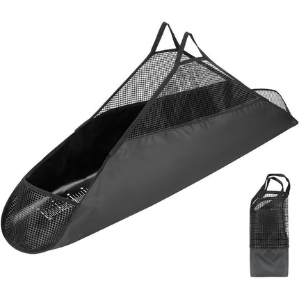 Outdoor Fishing Bag Folding Mesh Storage Bag Anti Running Fishing Gear Outdoors