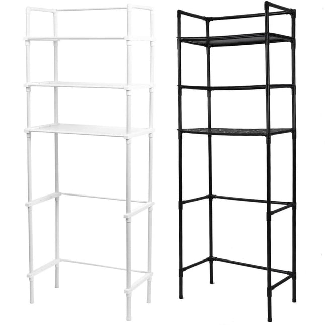 Bathroom Rack Over Toilet Washing Machine Shelf Storage Organizer Stand Unit