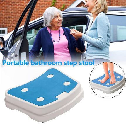 Stackable Bathroom Footstool Bathroom Shower Seat Safty Anti-Slip Durable