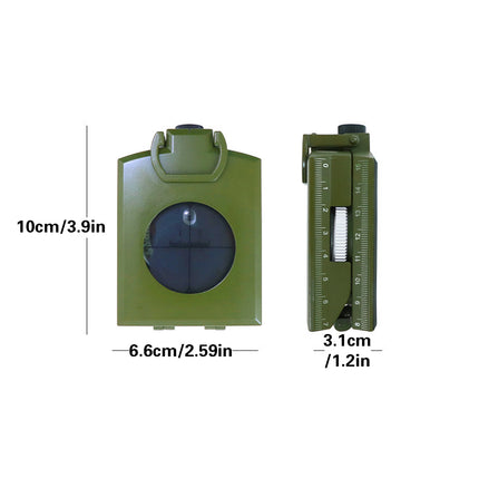 Outdoor High Precision Multi Function Compass Luminous for Hiking Camping Travel