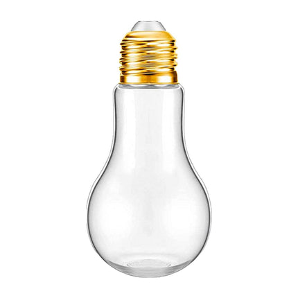 50PCS 100ML Transparent Bulb Bottle Plastic Candy Jar Storage Container Reusable
