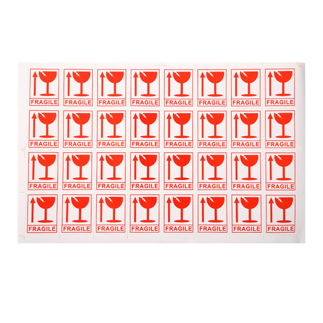 640PCS Fragile Sticker Labels Self Adhesive Logistics Shipping Carton Box Use