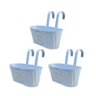 Hanging Planters for Indoor Outdoor Double Hook Wall Bracket Flower Pots Metal
