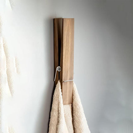 Wooden Towel Clip Underwear Clip Bathroom Wooden Clips for Towel and Laundry Use