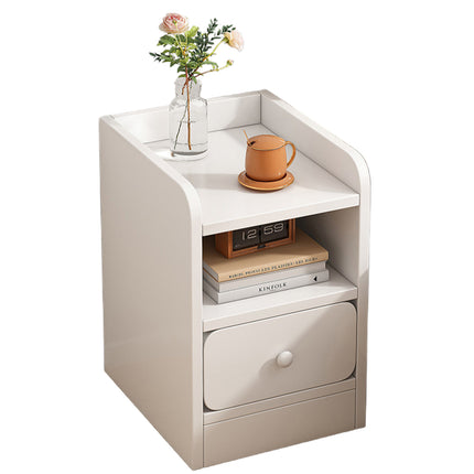 Ultra Narrow Bedside Table Storage Cabinet 30x30x50cm Bedroom Nightstand Drawer