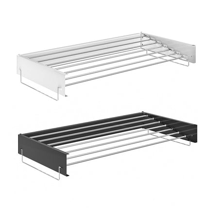 Invisible Wall Mounted Indoor Foldable Clothes Drying Rack Space Saving Home