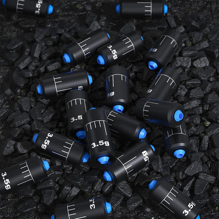100pcs Graduated Soft Core Fishing Lead Sinkers Quick Drop Weights Tackle Set